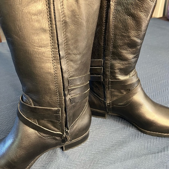 Ralph Lauren Sonya Black Vachetta Riding Boots women’s SZ: 7b brand new in box! - Picture 2 of 5